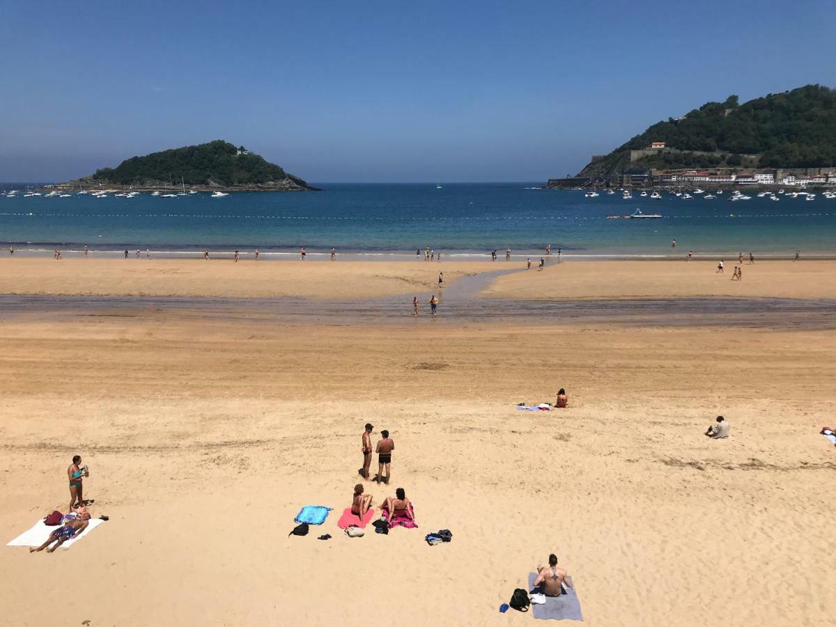 La Madame On La Concha Beach, Seaview Apartment 산세바스티안 외부 사진