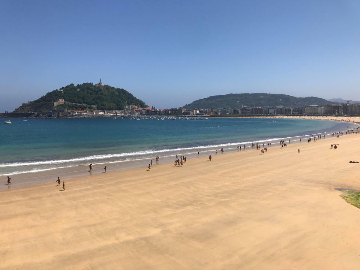 La Madame On La Concha Beach, Seaview Apartment 산세바스티안 객실 사진