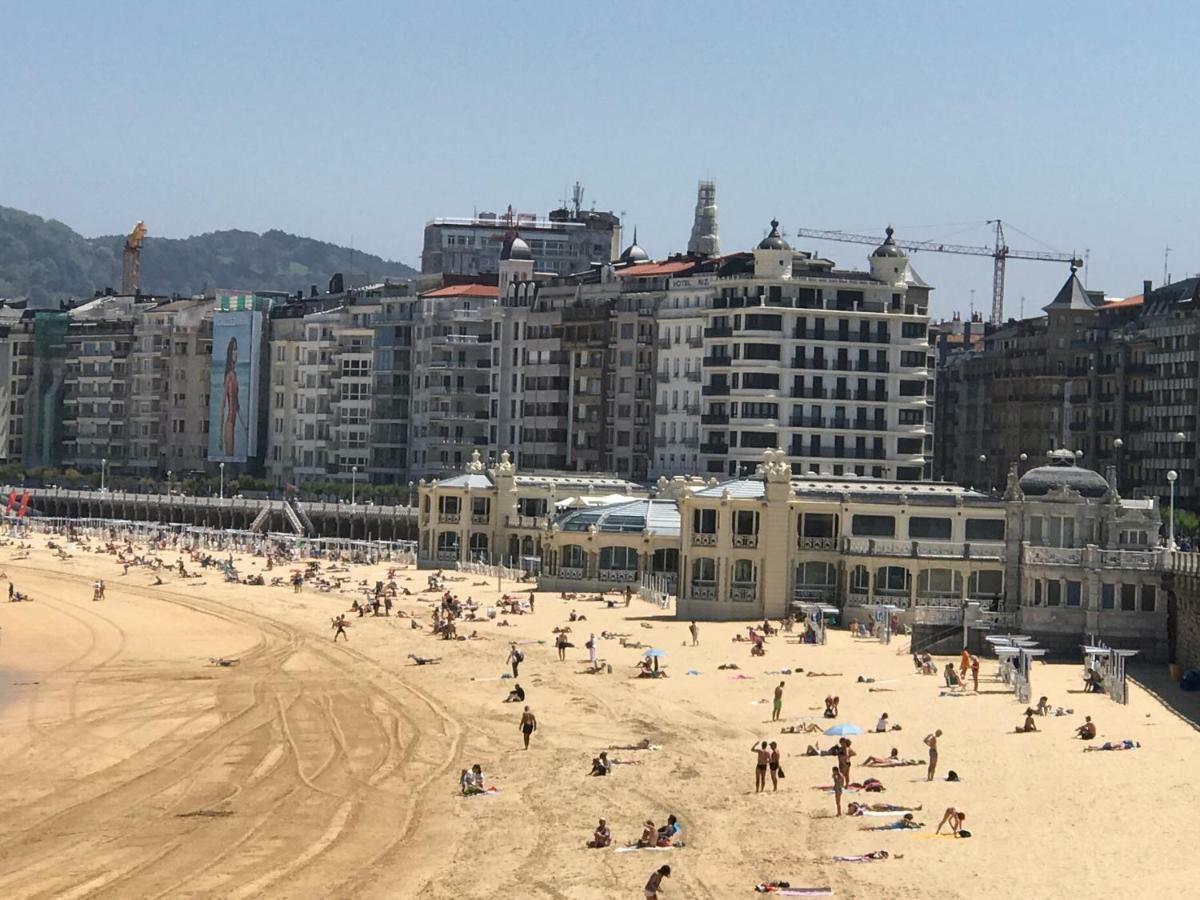 La Madame On La Concha Beach, Seaview Apartment 산세바스티안 외부 사진