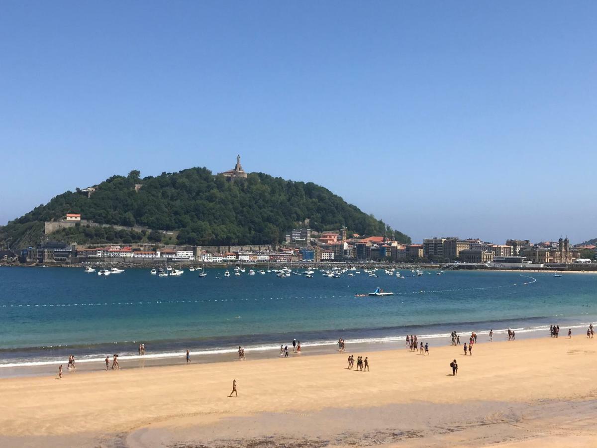 La Madame On La Concha Beach, Seaview Apartment 산세바스티안 외부 사진