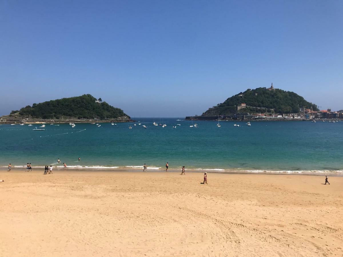 La Madame On La Concha Beach, Seaview Apartment 산세바스티안 외부 사진